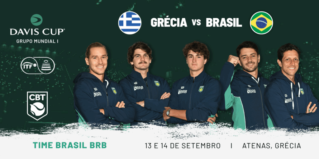 Time Brasil BRB é convocado para enfrentar a Grécia pela Copa Davis