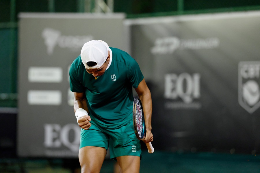 Guto Miguel conquista primeira vitória em Challenger e surpreende cabeça de chave em Brasília