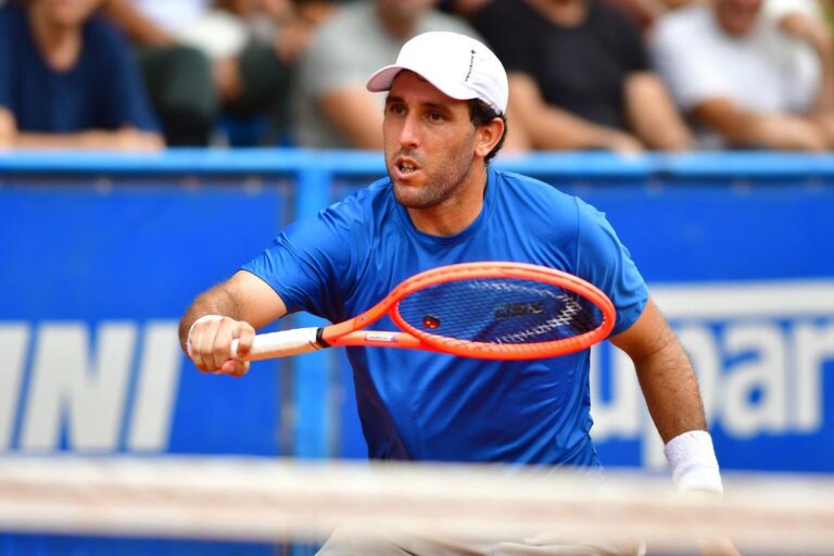 Franco Roncadelli e Hernan Casanova na final da Santos Brasil Tennis Cup