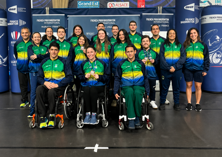 Brasil encerra participação no Internacional da França de Parabadminton com quatro medalhas