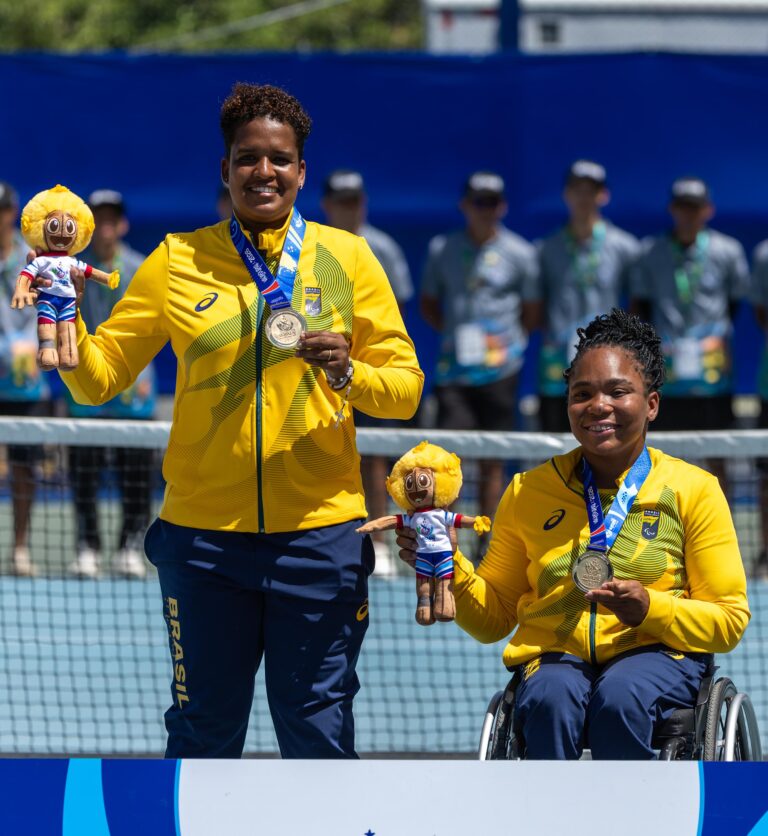 Vitória Miranda conquista ouro e prata nos Jogos Parasul-Americanos na Colômbia