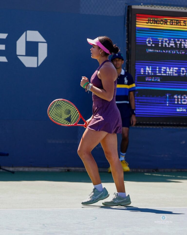 Nauhany Silva avança pela primeira vez às oitavas de final do US Open Junior
